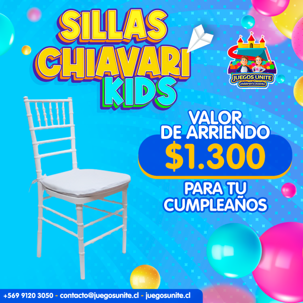 Sillas chiavari kids